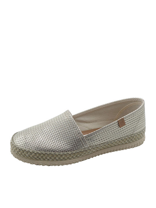 Women's Espadrilles In Gold Colour