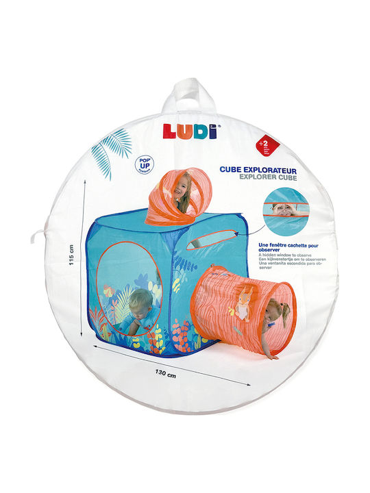 Ludi Kids Tunnel Pop Up Tent for 2 Years and Up