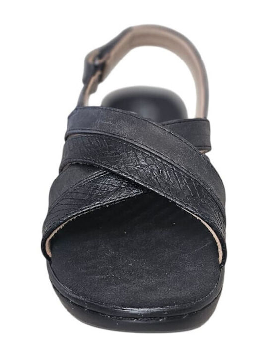 Women's Flat Sandals Black SD78043-Black