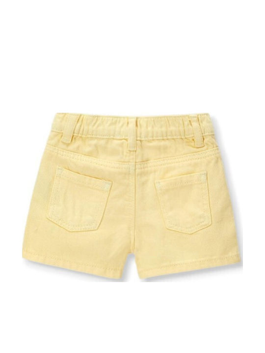 Kinder Shorts Bermudas Stoff Gelbe