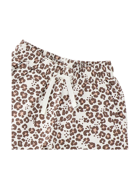 Pantaloni Scurți/Bermude Pentru Copii Din Țesătură Maro