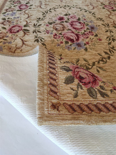 Klonaras Aubusson 308 Rectangular Living Room Rug Aubusson 75x140cm