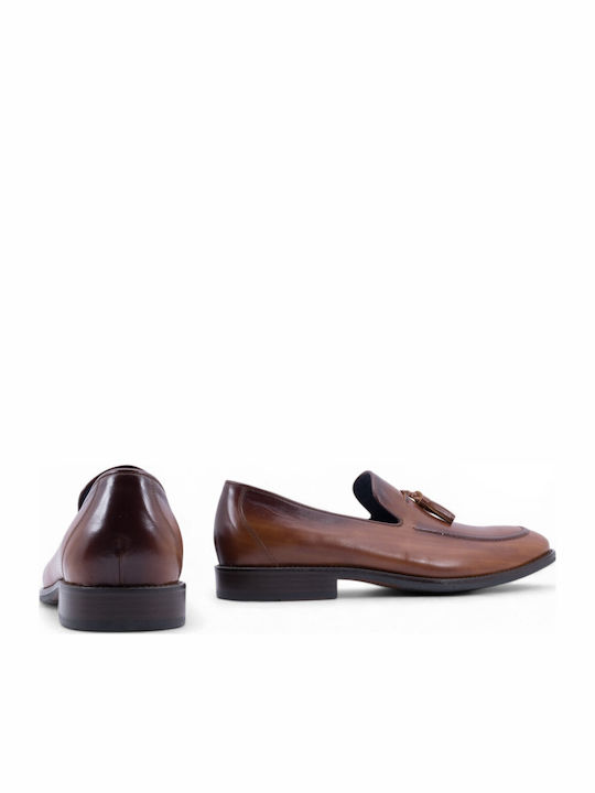 Leather Men's Casual Shoes Tabac Brown