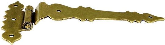 Hinge External Rebated Knee Herrajes Palencia 3135 Antique Brass 14.5x7cm