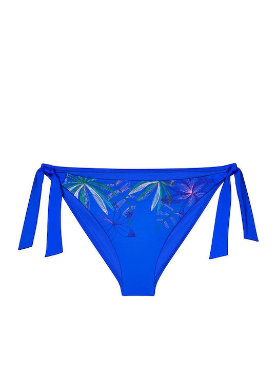 Slip Bikini Inferioare De Vară Albastru Combinație