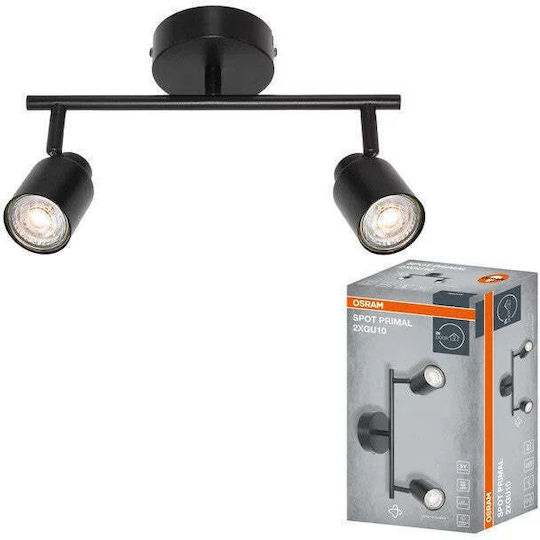Osram Двоен Спот в Черен Цвят