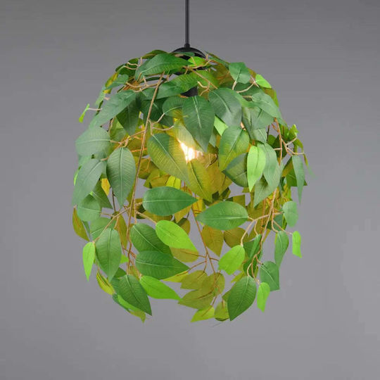 Trio Lighting Leavy Lustră Verde 70x38x150cm.