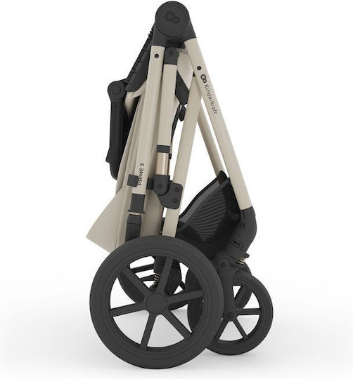 Kinderkraft Prime Reversible 3 in 1 Baby Stroller Suitable for Newborn Sand Dune