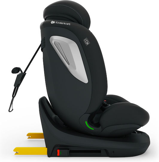 Kinderkraft I-Grow 2 Plus Καθισματάκι Αυτοκινήτου i-Size με Isofix Black