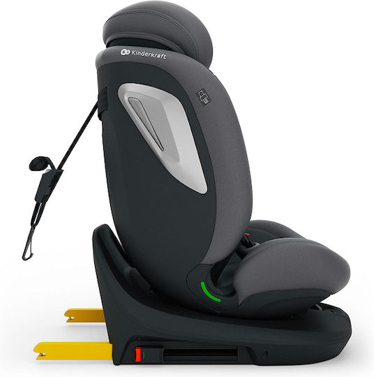 Kinderkraft I-Grow 2 Plus Καθισματάκι Αυτοκινήτου i-Size με Isofix Grey