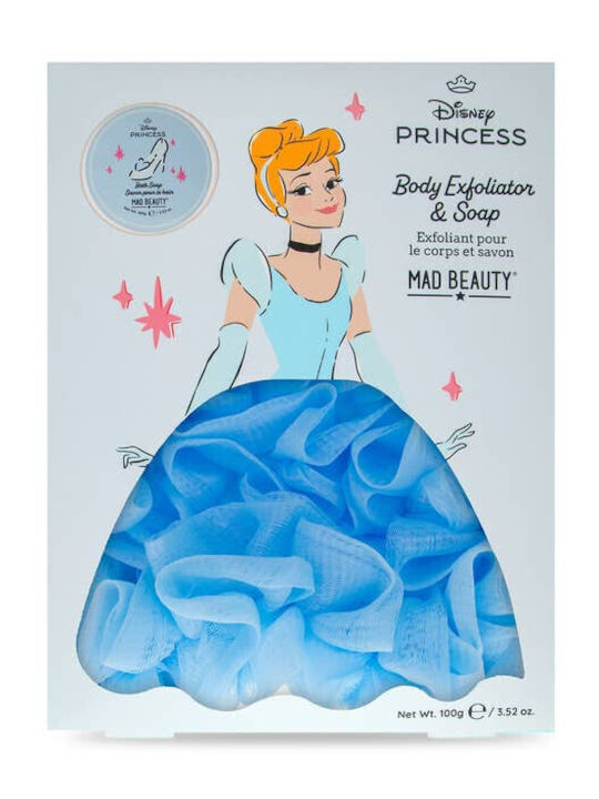 Mad Beauty Princess Set Σετ Περιποίησης για Καθαρισμό Σώματος Cinderella 2τμχ