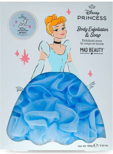 Mad Beauty Princess Set Σετ Περιποίησης για Καθαρισμό Σώματος Cinderella 2τμχ