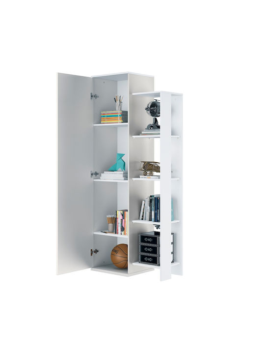 Ugo Βιβλιοθήκη Δαπέδου Ξύλινη Γκρι 86x42x200cm Ugo Βιβλιοθήκη Δαπέδου Ξύλινη Γκρι 86x42x200cm