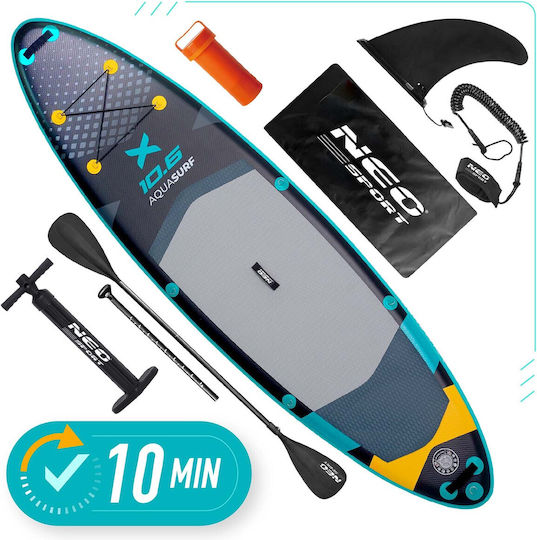 NEO Sport Φουσκωτή Σανίδα SUP με Μήκος 3.2m Πράσινη