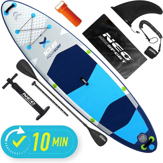 NEO Sport Φουσκωτή Σανίδα SUP με Μήκος 3.2m Μπλε