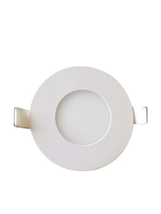 Horoz Electric Round Recessed LED Panel 24W with Cool White Light 6400K