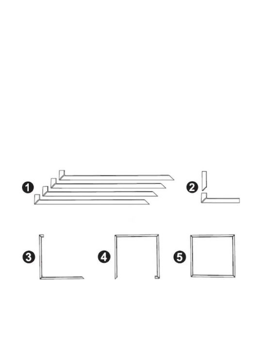 Metanor Panou LED Putere 48W cu Alb Natural Lumini 60x60cm.