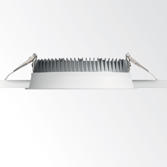 Ideal Lux Rund Vertieft LED Panel 30W mit Natürliches Weiß Licht 4000K