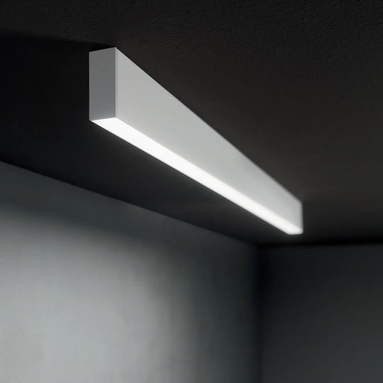 Ideal Lux LED Линейно Осветително Тяло За Таван 29W Неутрално Бяло IP20 20см