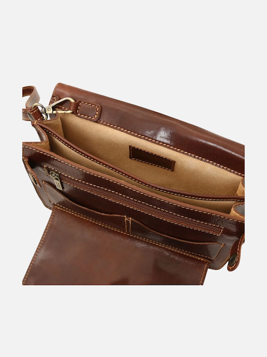 Max Leather Men's Bag Handbag Brown