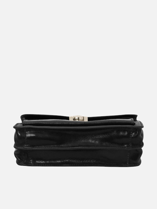 Max Leder Herrentasche Handtasche Schwarz