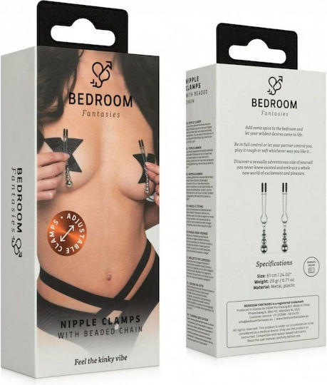 Bedroom Fantasies Σφιγκτήρες Θηλών σε Ασημί Χρώμα