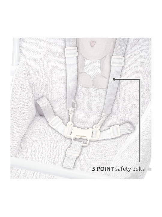 Lorelli Cookie Baby Hochstuhl Klappbar Beige Cute Bear