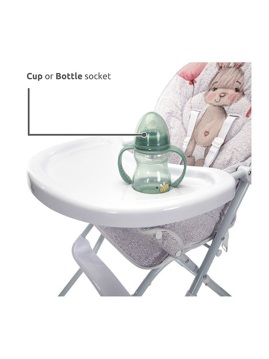Lorelli Cookie Baby Hochstuhl Klappbar Beige Cute Bear