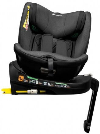 Bebe Confort Grow Fix Baby Car Seat i-Size with Isofix Tinted Black