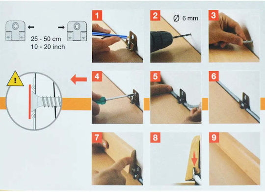 Floor Clips Pervaz Doellken Retro 20 Pcs