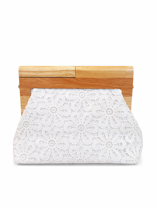 Vintage Lace Handtasche Madlin Weiß
