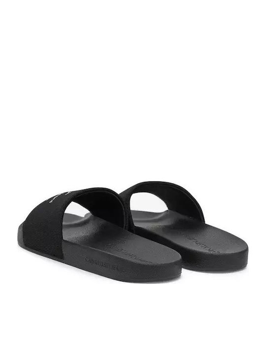 Men's Black Slides