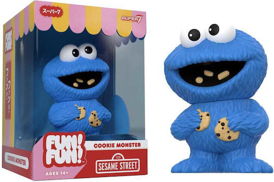 Φιγούρα Sesame Street Fun Fun Vinyl Action Figure Wave 02 Cookie Monster 13 Cm
