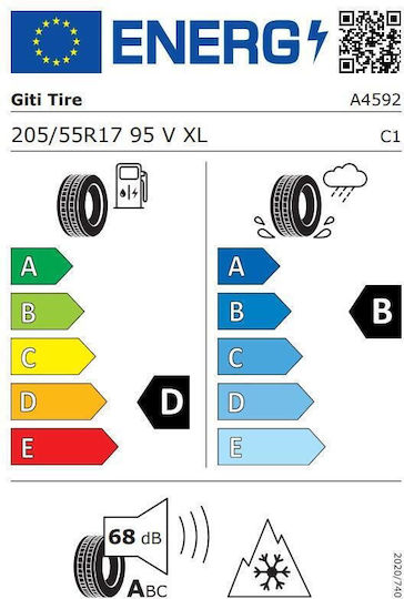 Giti 205/55R17 95VV Χειμερινό Λάστιχο Αυτοκινήτου