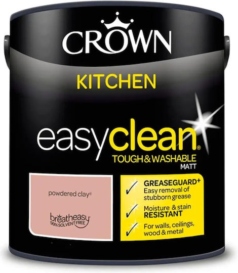 Crown Powdered Clay Kitchen Paint 2.5l