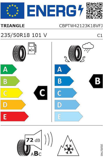 Triangle 235/50R18 101VV Winter Autoreifen