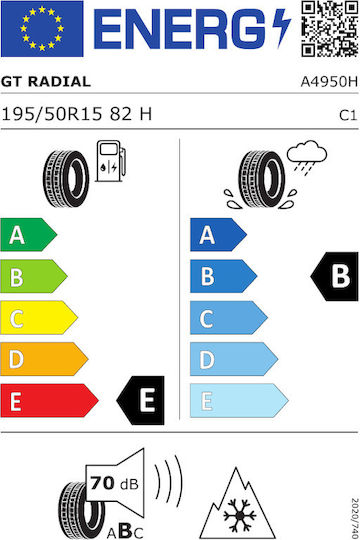 GT Radial 195/50R15 82HH Anvelopă Auto De Iarnă