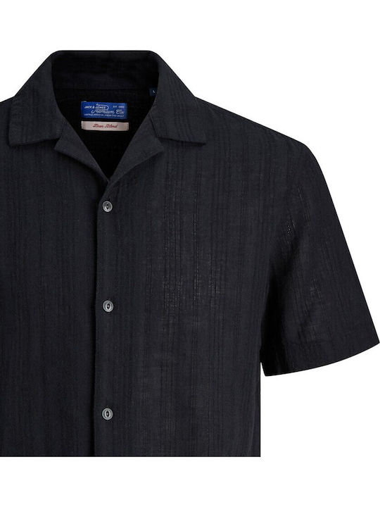 Jack & Jones Linen Shirt Black