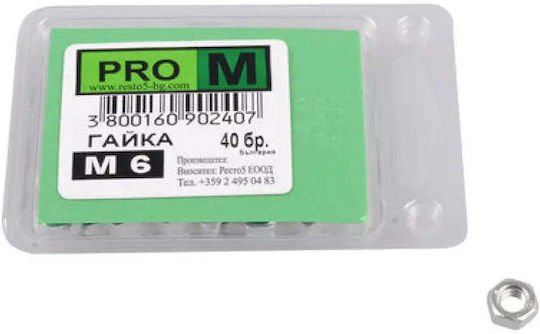 Pro m Pro m Unterlegscheiben & Muttern 40 Stück