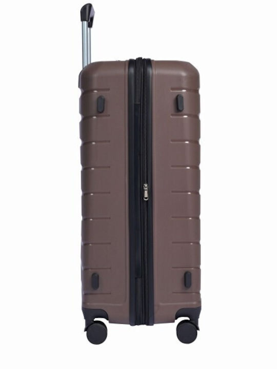 Lavor Reisekoffer Hart Braun mit 4 Räder Höhe 55cm