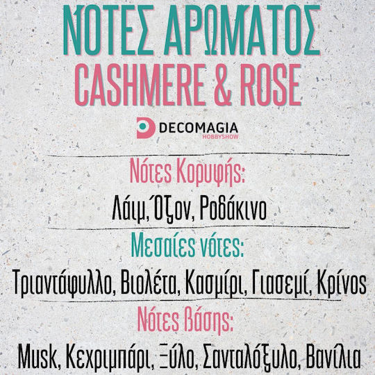 Аромат за свещ Cashmere & Rose 50ml