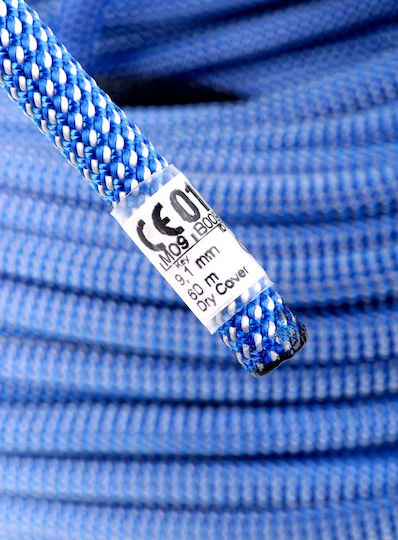 Beal 38758 Dynamic Climbing Rope with Length 60m Blue