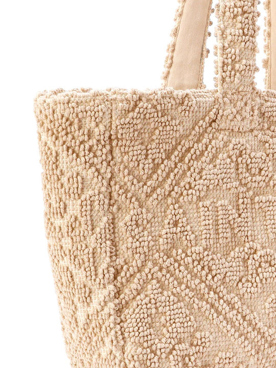 MC2 Stoff Strandtasche Beige MC2 Stoff Strandtasche Beige