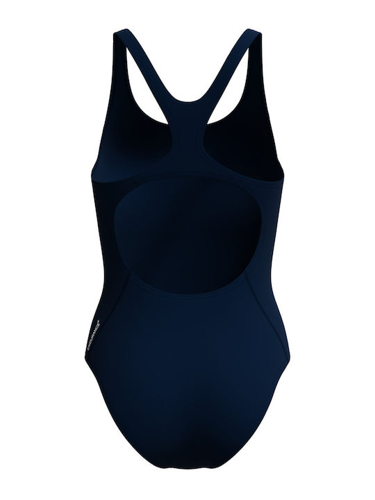Endurance Medalist Athletic One-Piece Swimsuit Navy Blue