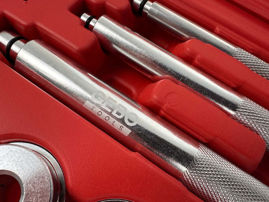 Set Presă Montare Demontare Rulmenți Butuc Simeringuri 10 Bucăți Gebo Tools