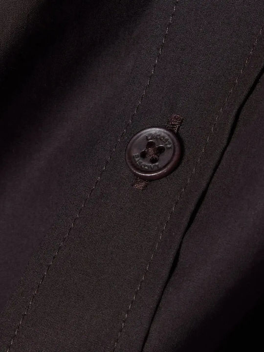Herrenhemden Langärmeliges Braun Shirt