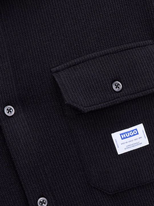 Short Sleeve Shirt In Regular Fit Black