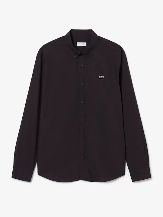 Herrenhemden Langärmeliges Braun Shirt