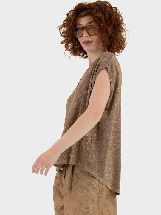 Women's Blouse Taupe