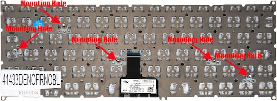 Deutsche Tastatur Für Laptop German Laptop Keyboard Acer Aspire R14 R5-471t R5-431t R7-372t R5-471 6b.g7tn5.001 6b.g7tn5.011 6b.g7tn5.014 V153462a Nsk-r5abc De Nο Frame Black Κωδ.41433denofrnobl
